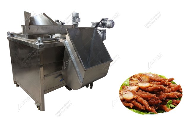 Automatic Chicken Feet Frying Machine Automatic Chicken Feet Frying Machine