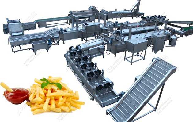 Fully Automatic French Fries Production Line Fully Automatic French Fries Production Line