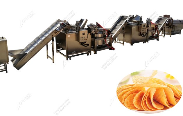 Potato Chips Production Line Fully Automatic Potato Chips Production Line